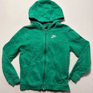 Nike Emerald Green Zip-Up Hoodie